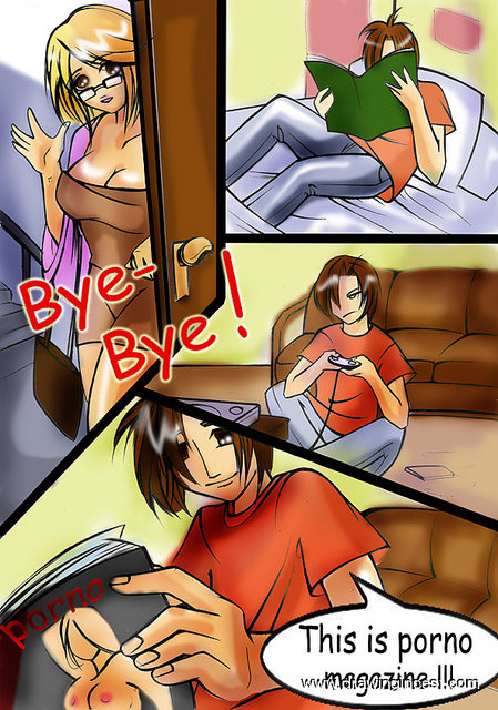 DrawingIncest - Son pretends ill Mum calls a pretty nurse
